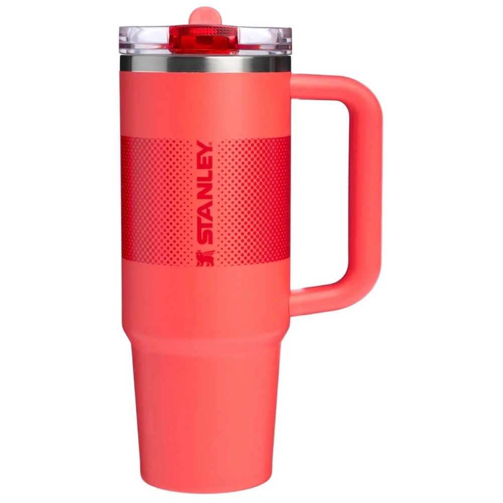 ❌Sold❌Stanley Coral Travel Tumbler with Handle